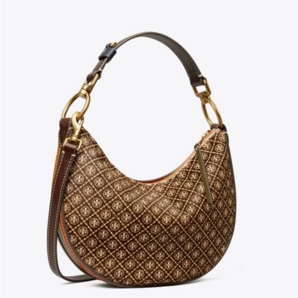 Tory Burch Mini Crescent Calf Hair